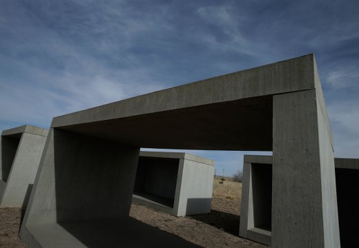 A view of ‘15 untitled works in concrete’ by Donald Judd in Marfa, Texas, in 2012. Photo: Scott Halleran/Getty Images