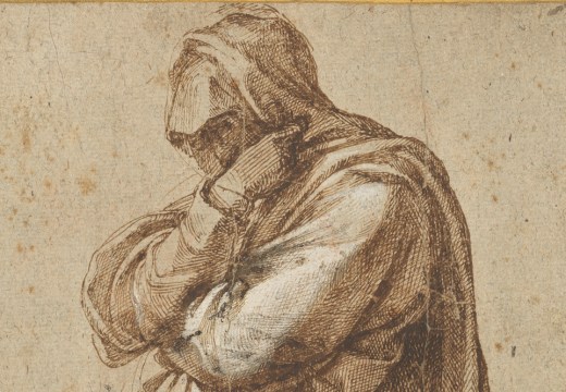 Study of a Mourning Woman (c. 1500–05), Michelangelo Buonarotti.