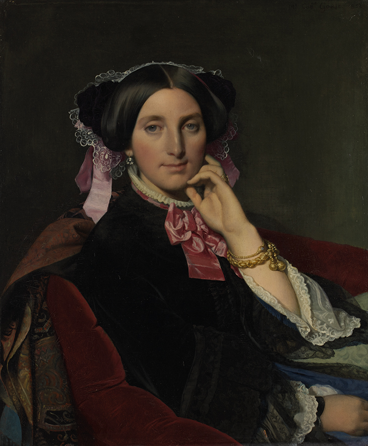 Portrait of Madame Gonse (1852), Jean-Auguste-Dominique Ingres. Musée Ingres Bourdelle, Montauban