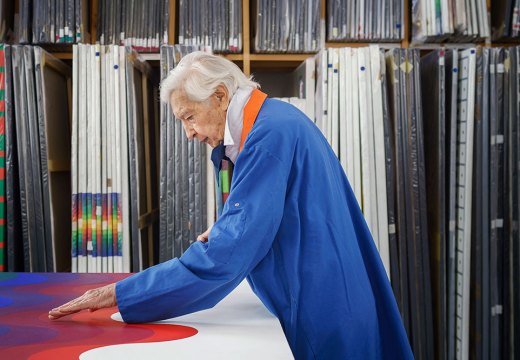 Julio Le Parc, photographed in his studio in Cachan in February 2020 by Claire Dorn