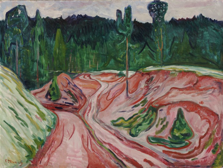 Thuringian Forest (1904), Edvard Munch.