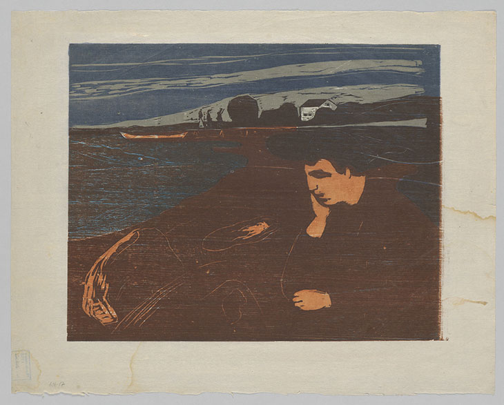 Melancholy III (1902), Edvard Munch. Munchmuseet, Oslo