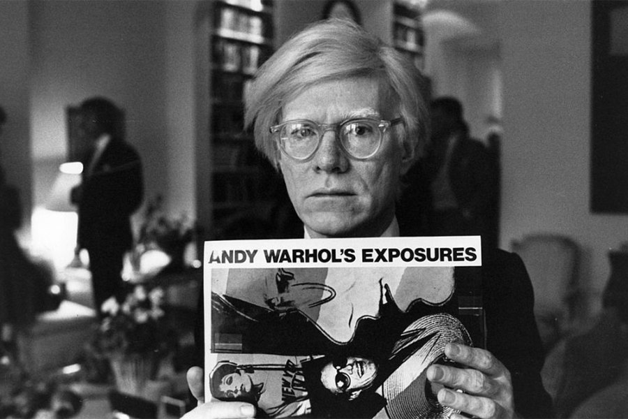 Andy Warhol photographed in 1980.