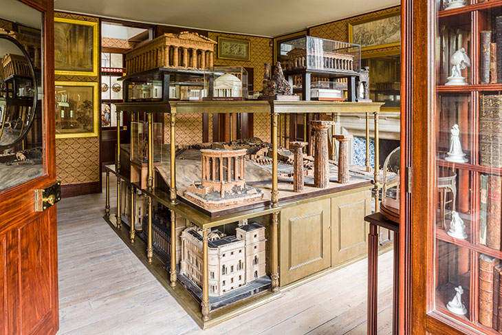 The Model Room after conservation as part of ‘Opening Up the Soane’.