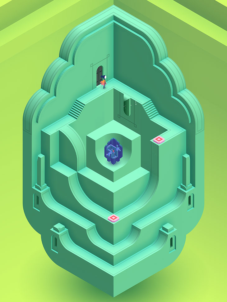 A screenshot from Monument Valley 2.