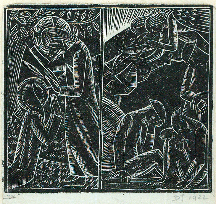 Noli Me Tangere/Soldiers at the Tomb (1922), David Jones.
