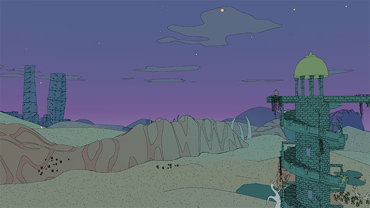 A screenshot from Sable.