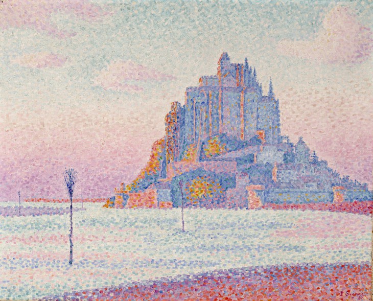 Mont St. Michel (1897), Paul Signac. 