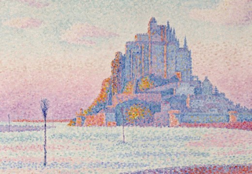 Mont Saint Michel (detail; 1897), Paul Signac.