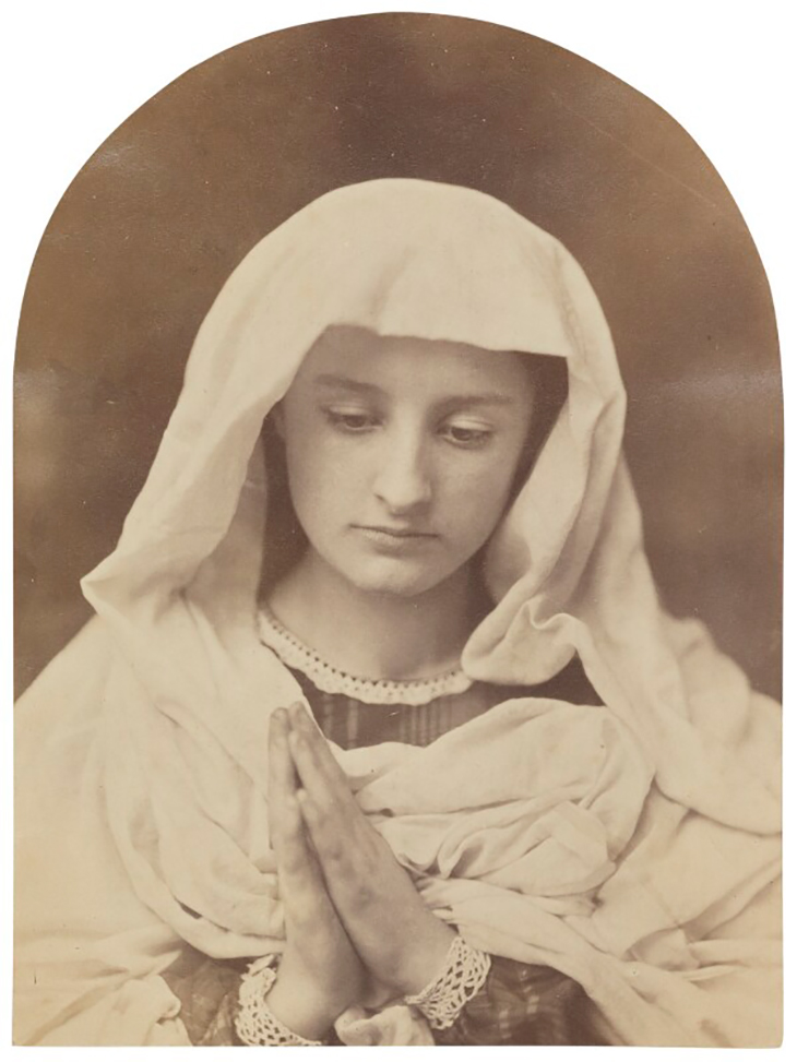 The Virgin in Prayer, (c. 1857), Oscar Gustav Rejlander. National Portrait Gallery, Creative Commons licence (CC BY-NC-ND 3.0)