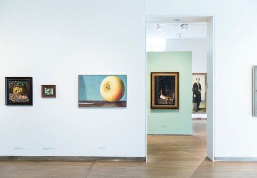 Installation view of the collection at Museum MORE, which deliberately avoids a chronological hang