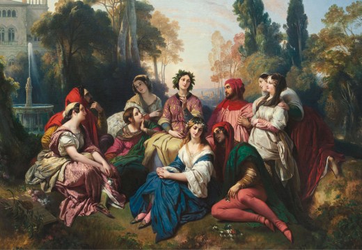 Decameron (detail; 1837), Franz Xaver Winterhalter. The Princely Collections, Liechtenstein, Vaduz-Vienna