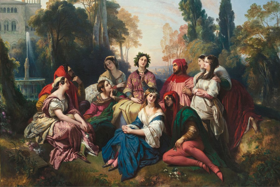 Decameron (detail; 1837), Franz Xaver Winterhalter. The Princely Collections, Liechtenstein, Vaduz-Vienna