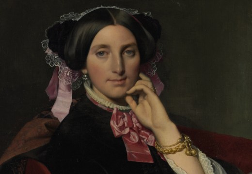 Portrait of Madame Gonse (detail; 1852), Jean-Auguste-Dominique Ingres. Musée Ingres Bourdelle, Montauban