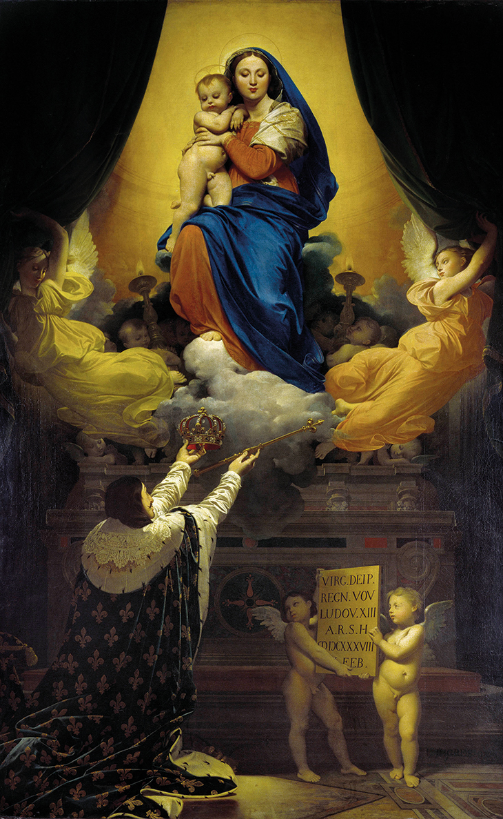 The Vow of Louis XIII (1824), Jean-Auguste-Dominique Ingres. Montauban Cathedral