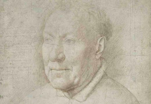 Picture of an Old Man (detail; 1435–40), Jan van Eyck.