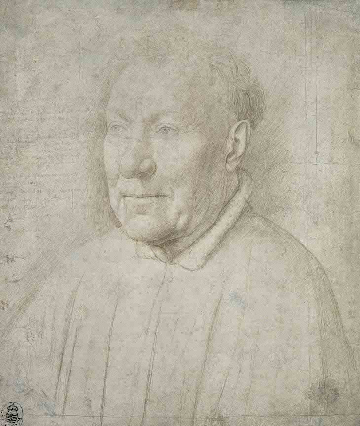 Picture of an Old Man (1435–40), Jan van Eyck.