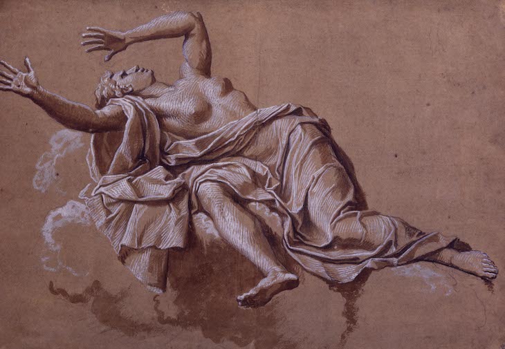 Woman thrown back (17th century), Noël Coypel.