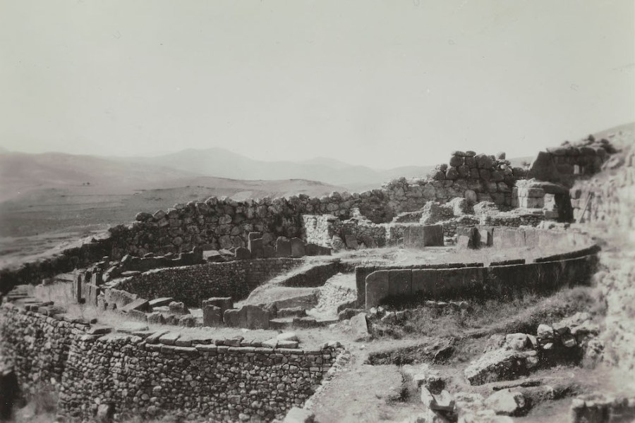 Grave Circle A viewed from South, Mycenae (1920–23), unknown photographer.