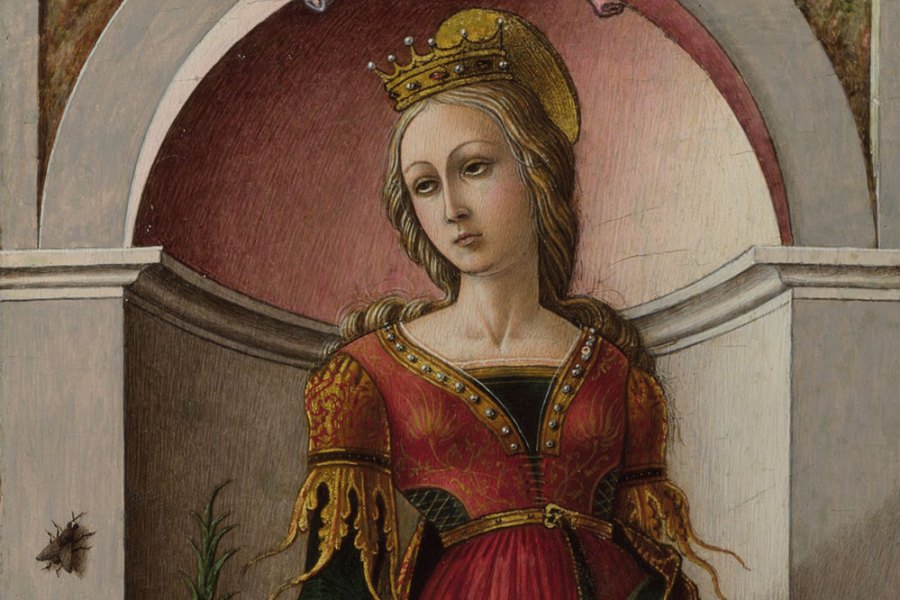 St Catherine of Alexandria (c. 1491–94), Carlo Crivelli. National Gallery, London