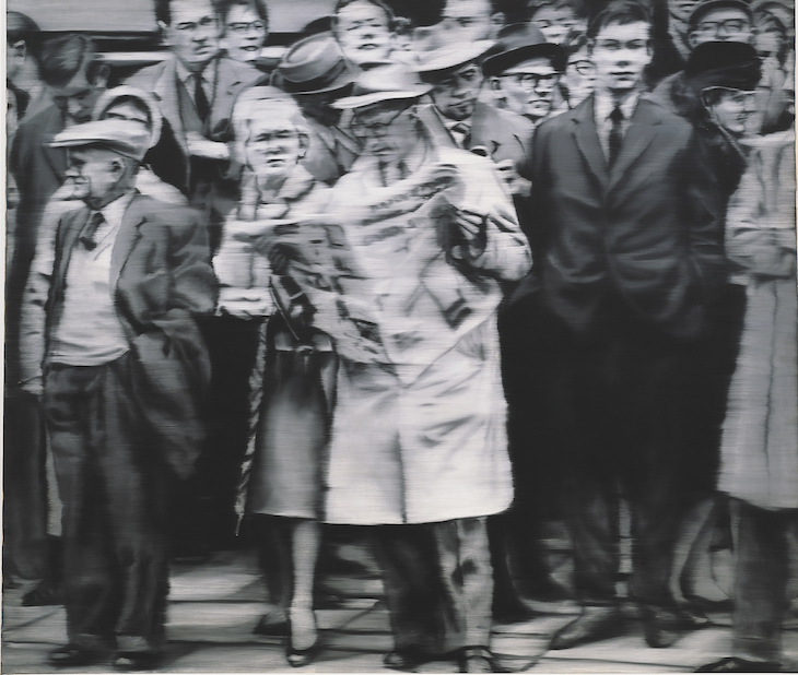 Group of People (1965), Gerhard Richter.