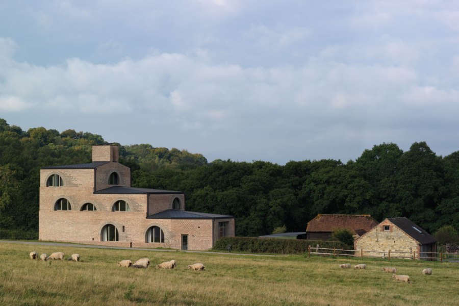 Nithurst Farm in West Sussex, designed by Adam Richards and completed in 2019.