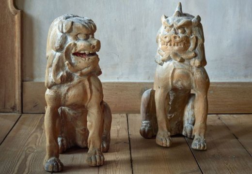 Komainu (lion-dogs) (c. 1300), Japan.