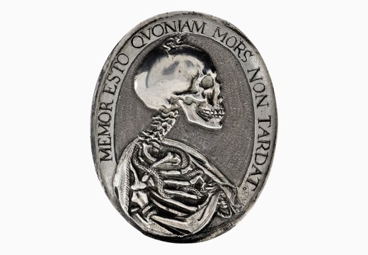 Memento mori medallion (1612), Jan de Vos. Georg Laue Kunstkammer (£58,000)