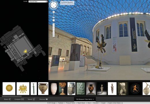 The British Museum has created its virtual tour with Google Arts & Culture