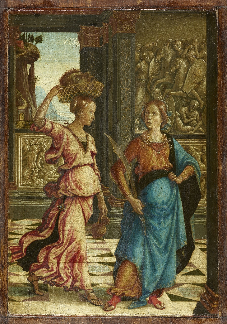 Judith and her maidservant (1489), Domenico Ghirlandaio.