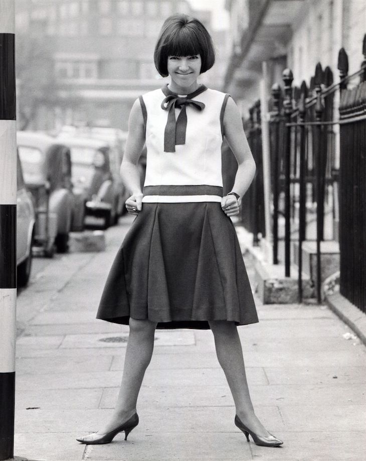 Mary Quant in c. 1961, photographed by Vic Singh