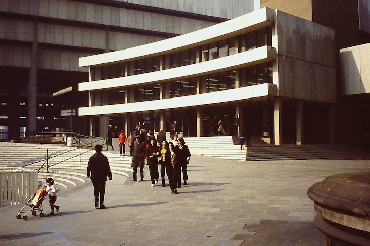 Birmingham Central Library (demolished 2016), designed by John Madin and Partners in 1974.