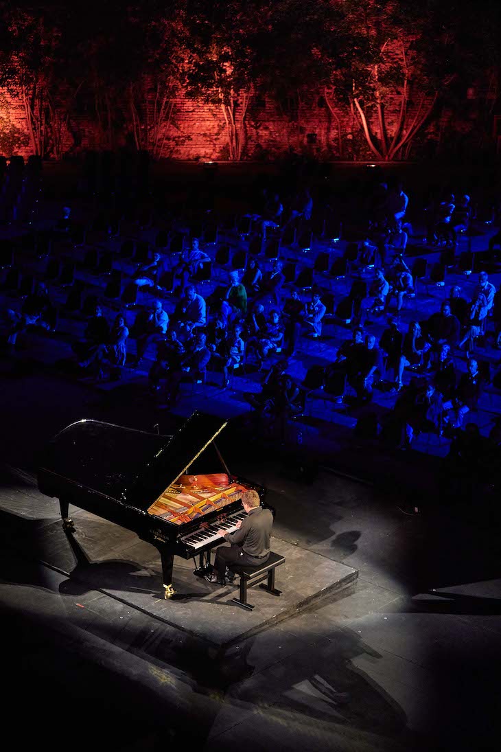 Filippo Gorini performing on 2 July. 