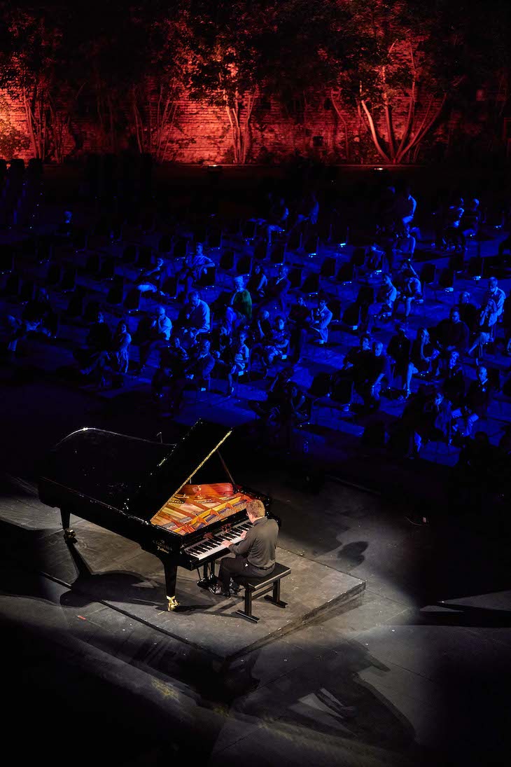 Filippo Gorini performing on 2 July. 