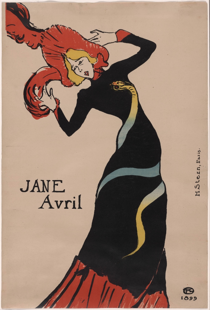 Jane Avril (1899), Henri de Toulouse-Lautrec.