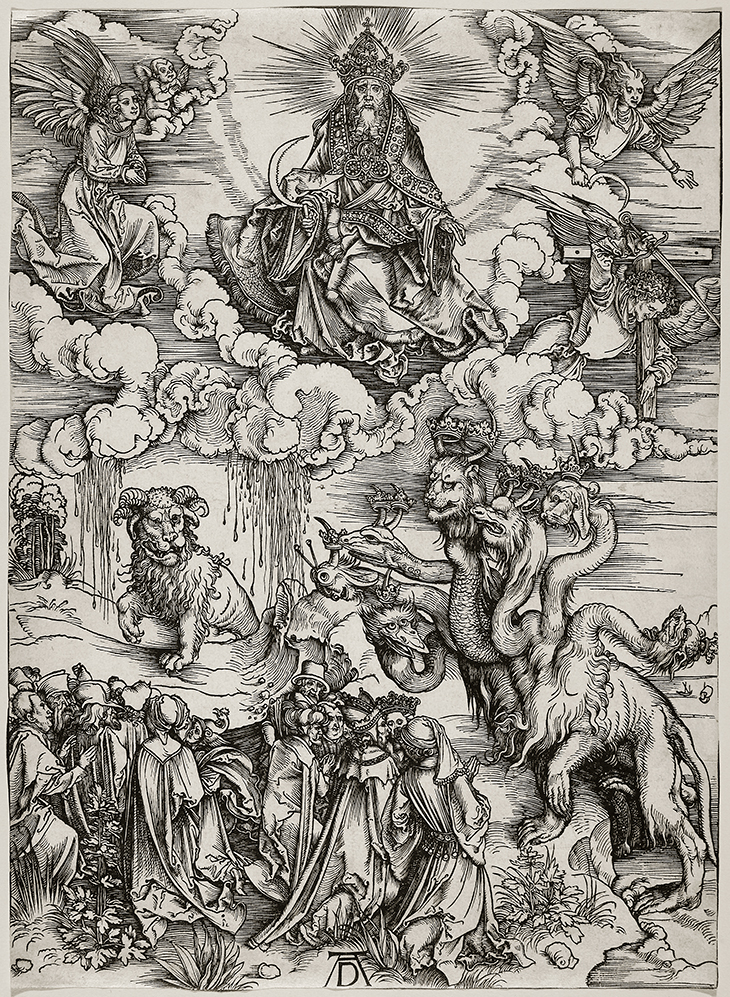 The Beast with Lamb’s Horns (c. 1496–97), Albrecht Dürer.