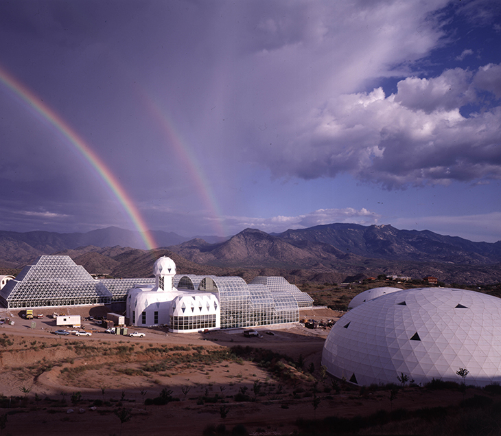 Exterior of Biosphere 2. Courtesy NEON