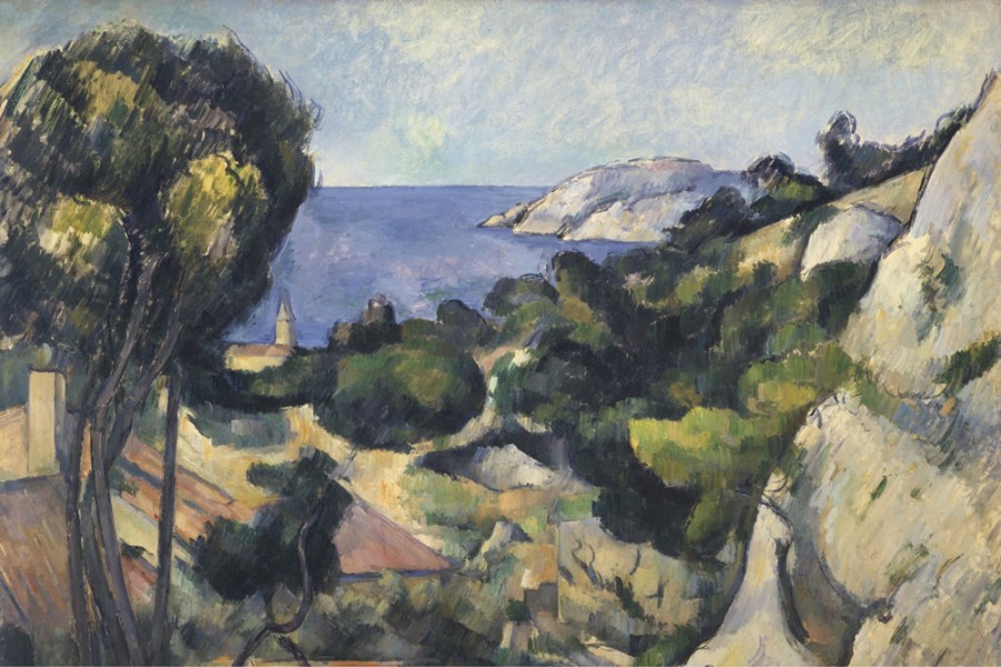 L’Estaque (detail; 1879–83), Paul Cézanne.