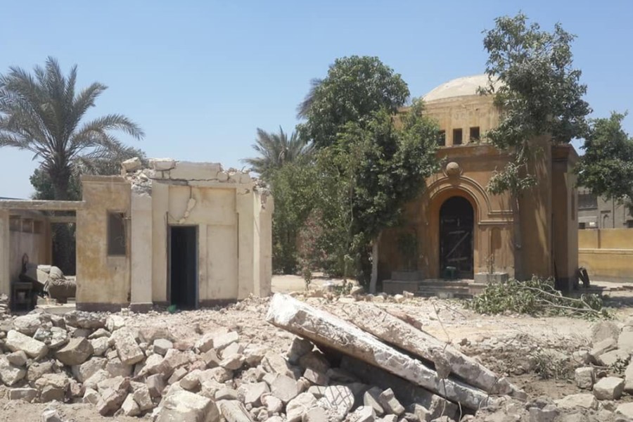 After the bulldozers – in the Cairo Necropolis on 21 July 2020. Photo: © Alia Nassar