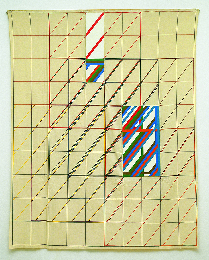 Displacements, Step 18 with Two Random-Quasi-Images (1976), Dóra Maurer.