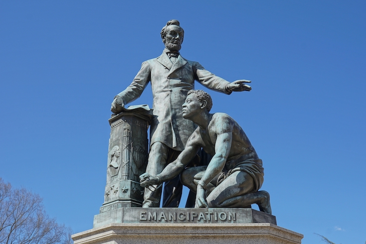 The Freedman’s Memorial in Lincoln Park, Washington, D.C., erected in 1876