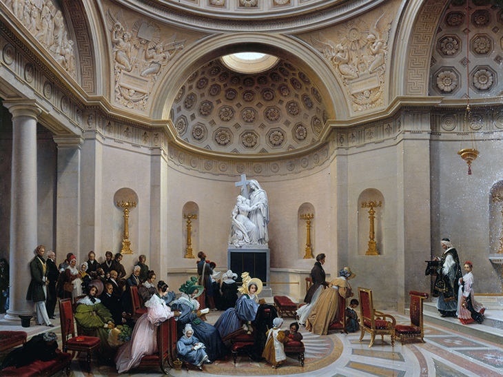 Mess à la Chapelle expiatoire (1835), Lancelot-Théodore Turpin de Crissé. Paris Musées / Musée Carnavalet. (CC0) 