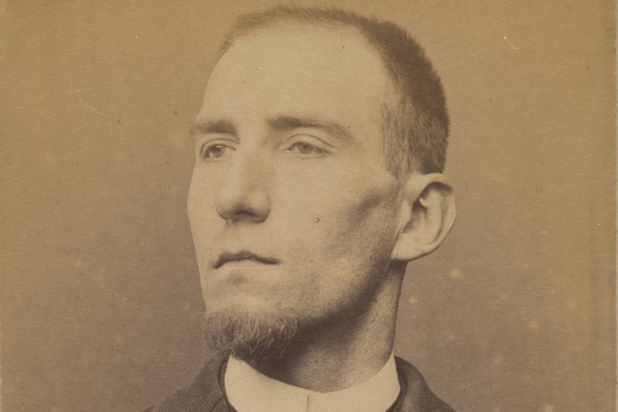 Félix Fénéon (detail; 1894), Alphonse Bertillon.