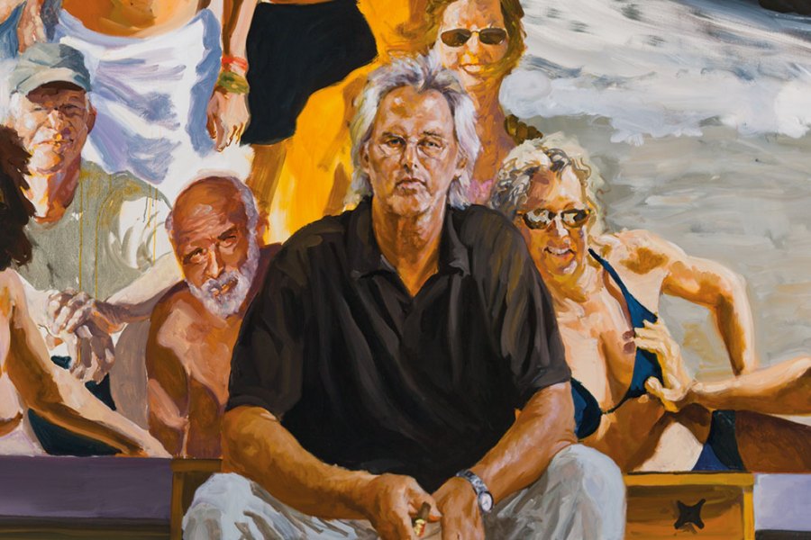 Self-Portrait: An Unfinished Work (detail; 2011), Eric Fischl