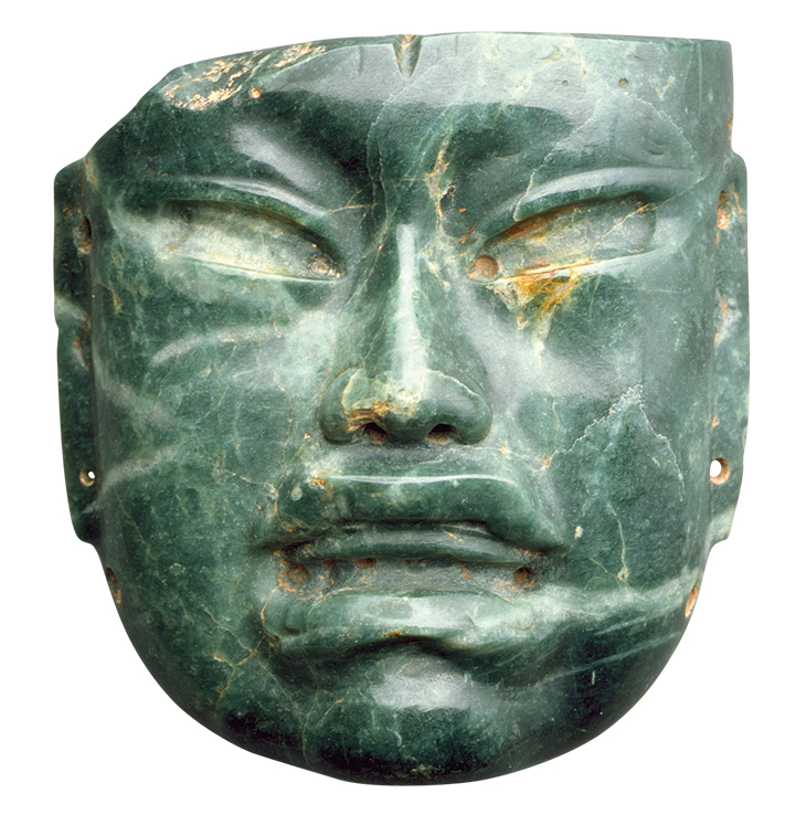 Mask (900–400 BC), Olmec, Mexico. Metropolitan Museum of Art, New York