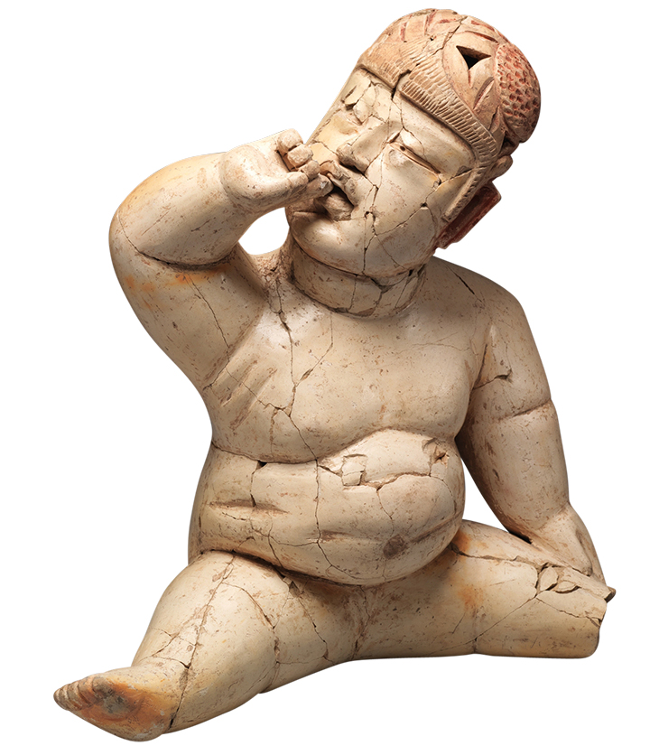 Seated figure (1200–900 BC), Olmec, Mexico. Metropolitan Museum of Art, New York.