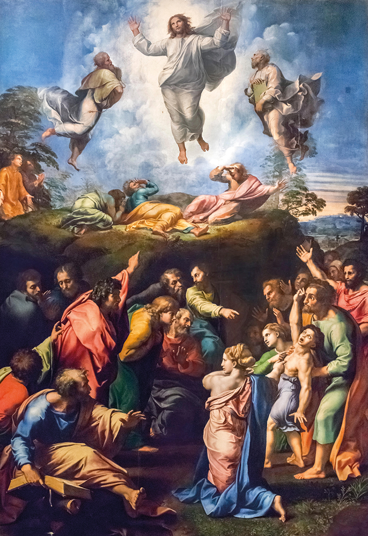 The Transfiguration (1518–20), Raphael. Pinacoteca Vaticana, Vatican City.