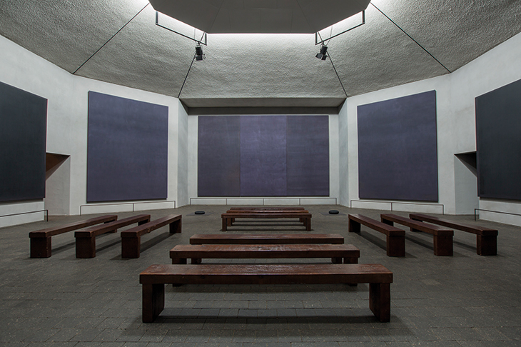 The Rothko Chapel, Houston (pre-restoration; opened in 1971).