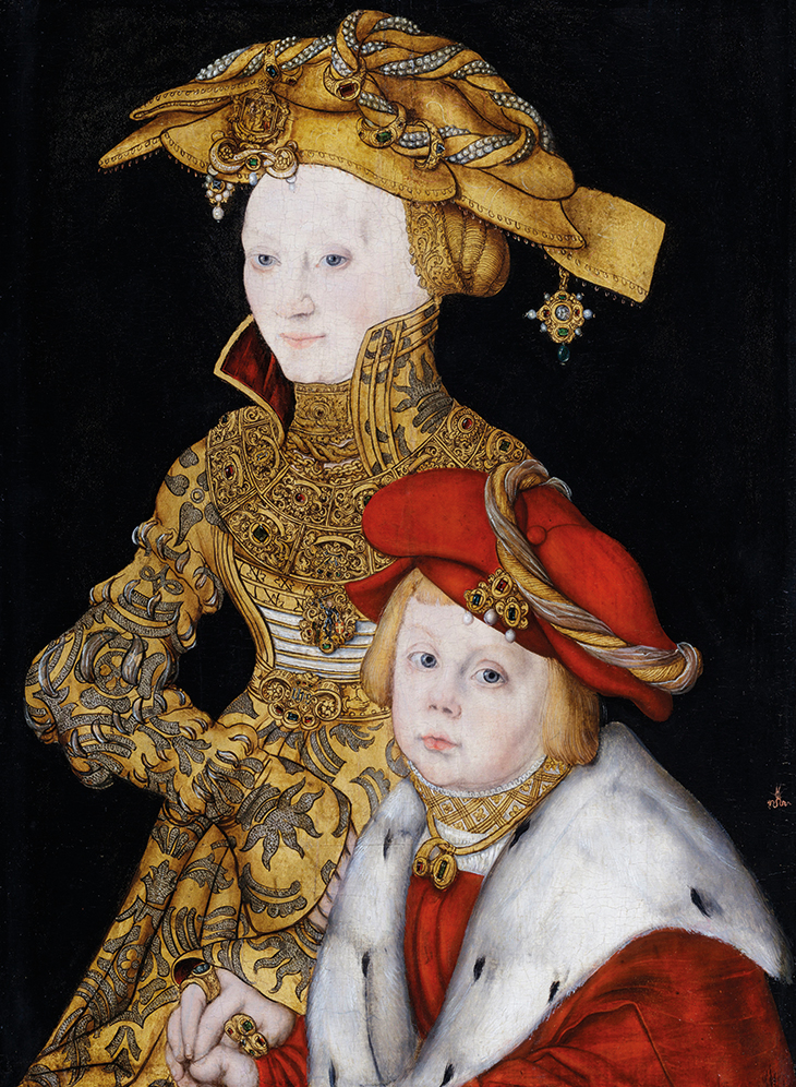 Portrait of a Lady and her Son (c. 1510–40), Lucas Cranach the Elder and workshop