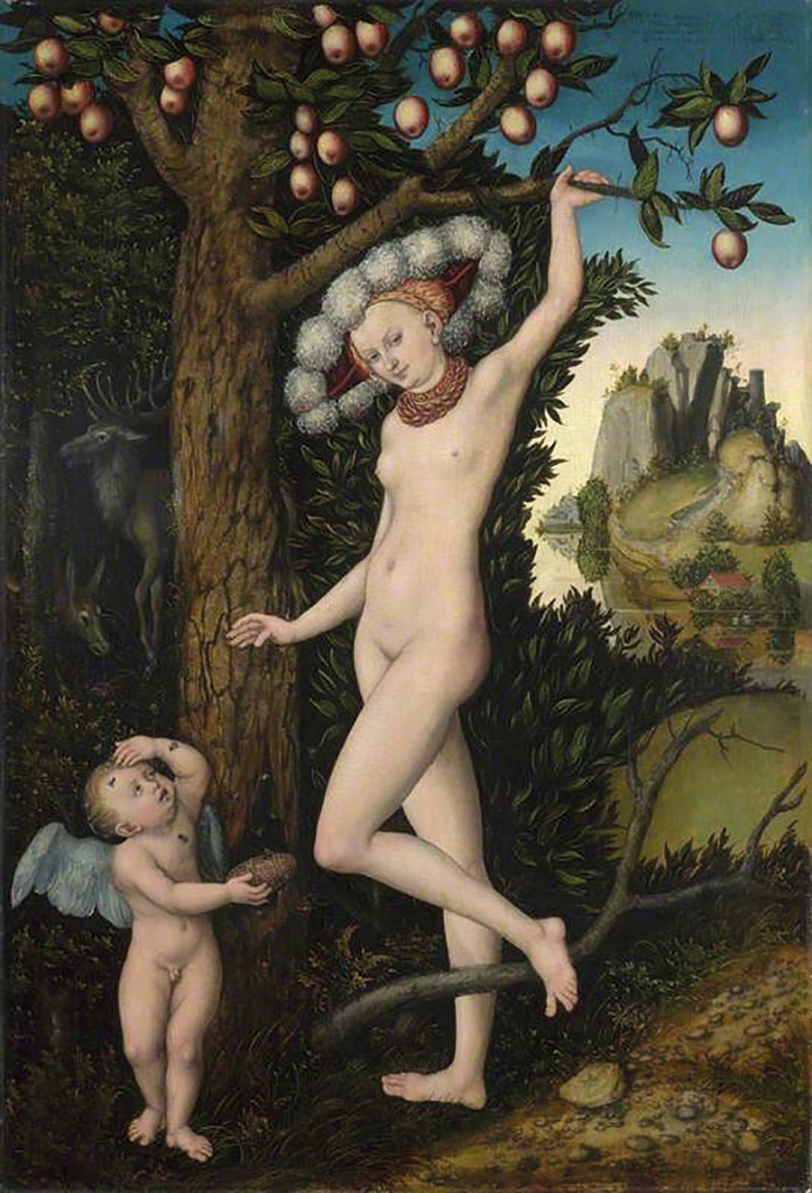 Cupid Complaining to Venus (1526–27), Lucas Cranach the Elder.